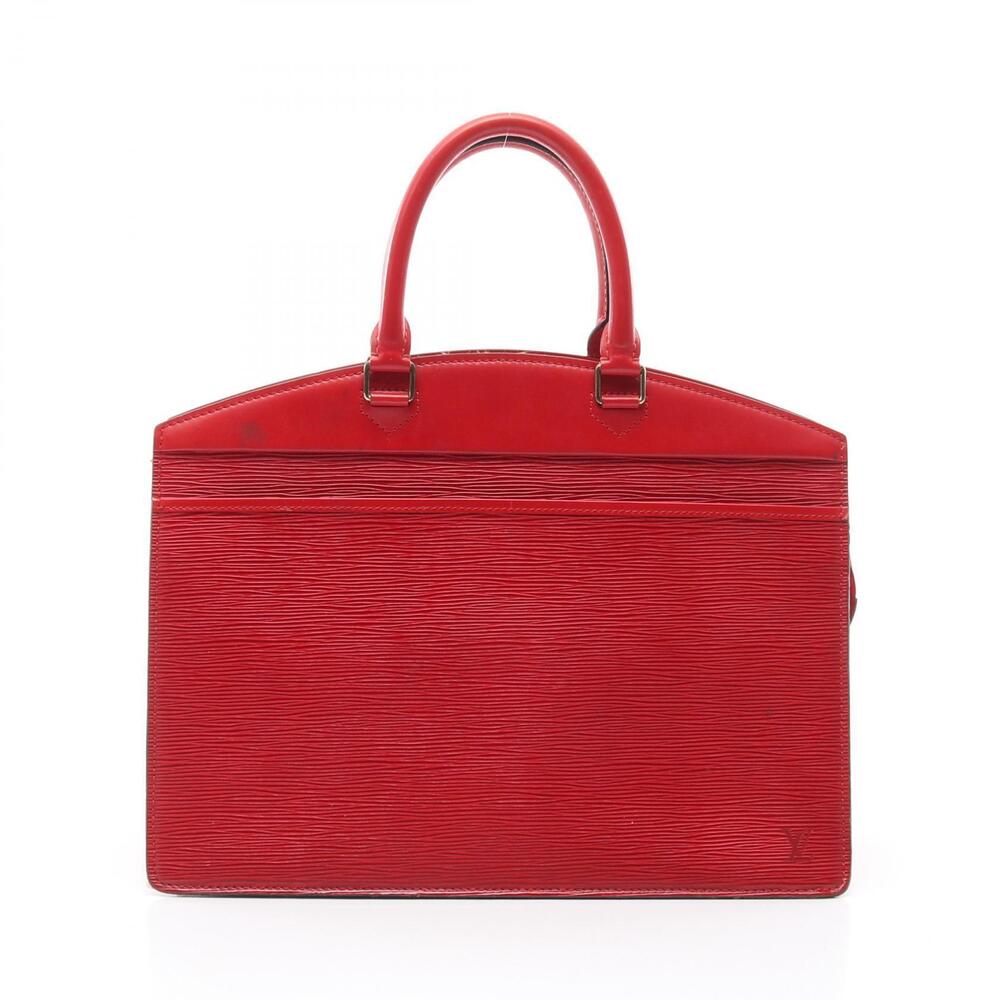 Louis Vuitton Riviera Handbag Leather Epi Red